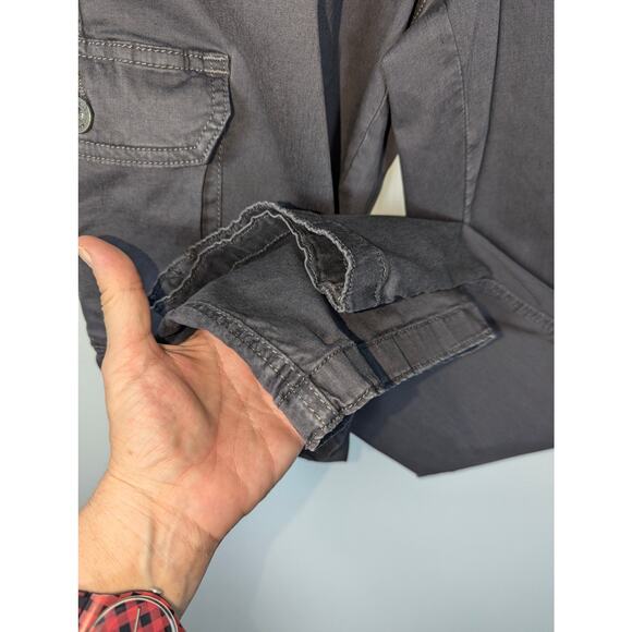 Kuhl Women's Cargo Pants Gray Inside Drawstring Waist Stretch 8 Regular - Picture 5 of 8